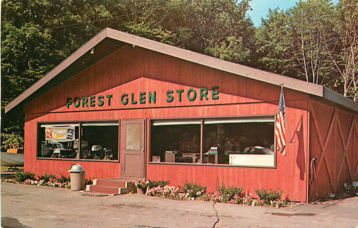 Forest Glen Store - Vintage Postcard (newer photo)